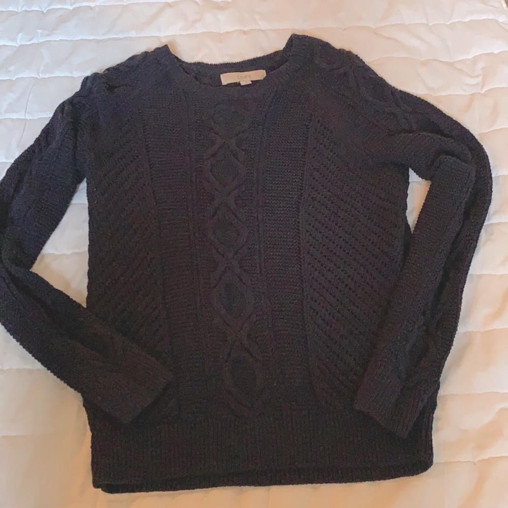 Loft woman blue pullover . Medium